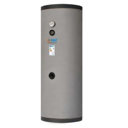 Tml ECO100400R Bouilloire lt. 400 en acier inoxydable AISI 316L avec échangeur thermique à serpentin fixe et isolation rigide