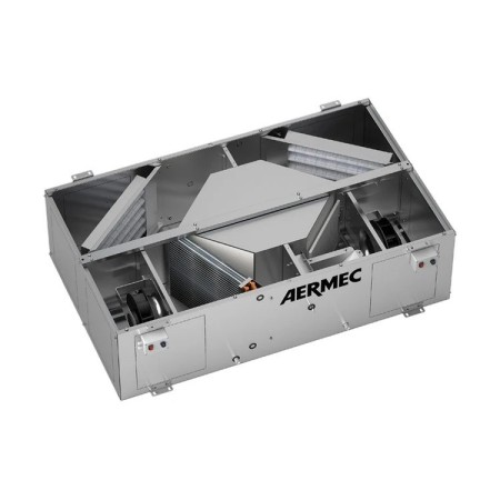Aermec RPLI030LXE inverter heat recovery unit + flow 2 electric battery