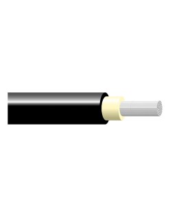 Cable solar H1Z2Z2-K 1x6mmq madeja negra ml. 100