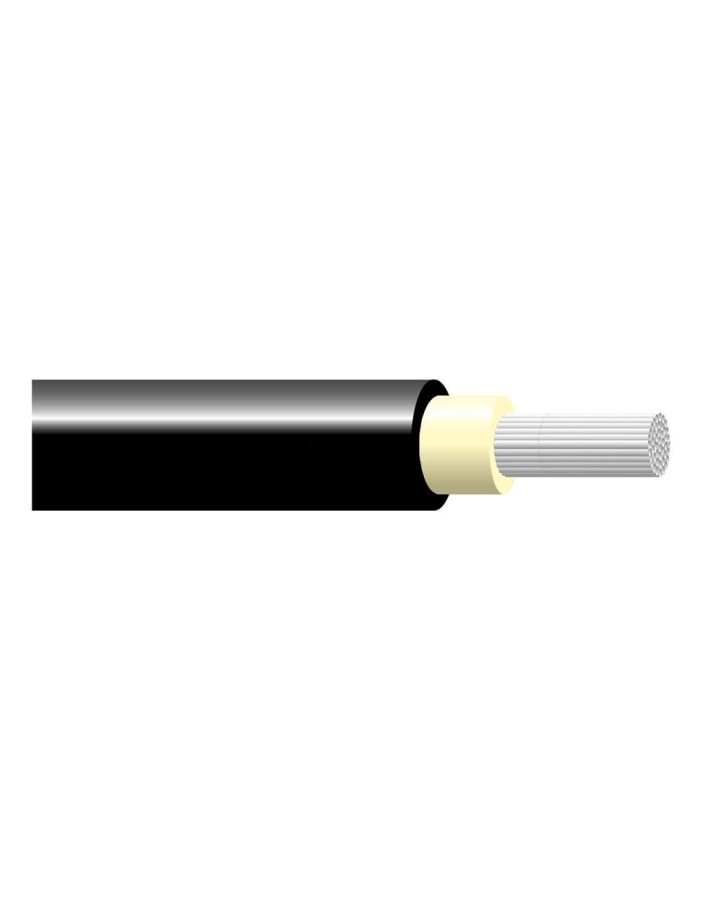 Câble solaire H1Z2Z2-K 1x6mmq écheveau noir ml....