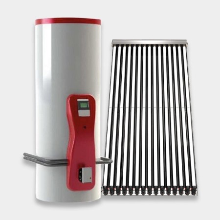 Sistema solar Aermec GSA300A completo con unidad de control station.300
