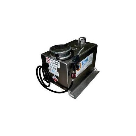 Tanque lt. 80 Surtidor de combustible transportable homologado para gasolina
