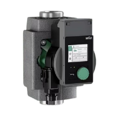Wilo STRATOS PICO-Z 25/0,5-4 Circolatore premium singolo rotore bagnato, tecnologia EC per la regolazione elettronica, zincata, per circuiti ACS, attacchi filettati 1" PN10, interasse 180mm, 1X230V