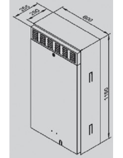 Viessmann 7178859 Einbau-Blechkasten für Außenkessel