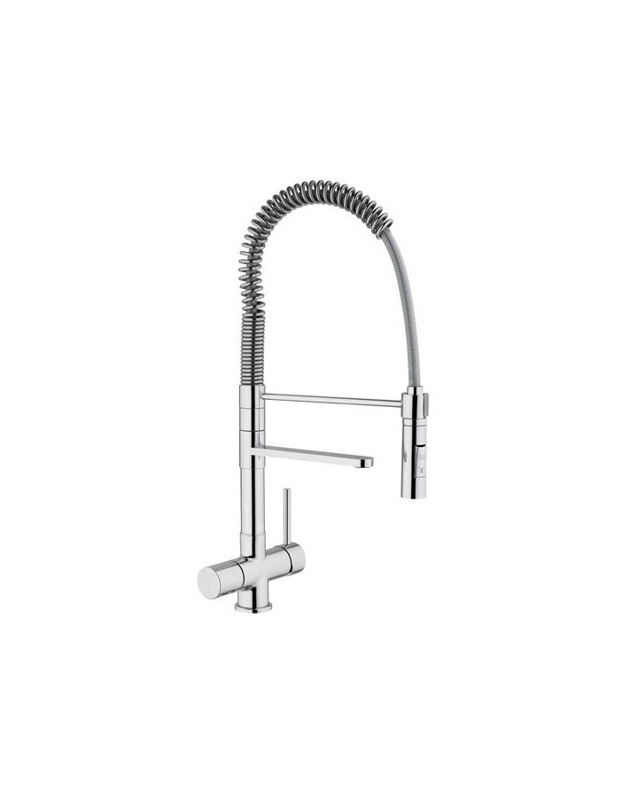 Miscelatore lavello 3 vie con uscita delle...