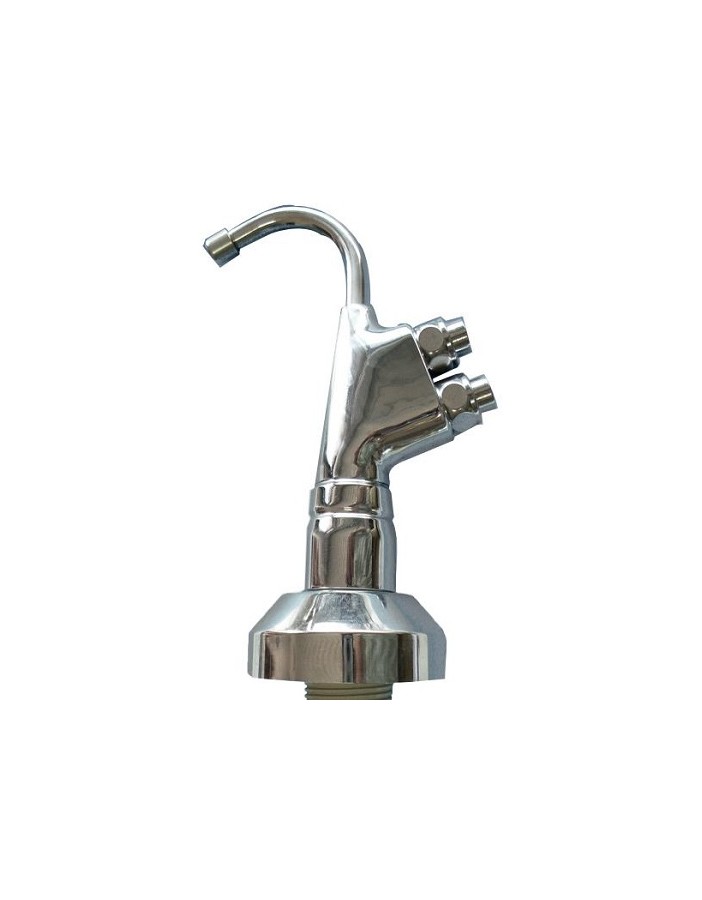 Pistola SELTZ bidireccional cromada