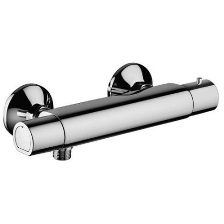 Thermostat-Brausebatterie außen chrom
