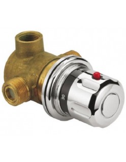 Built-in thermostatic mixer chrome