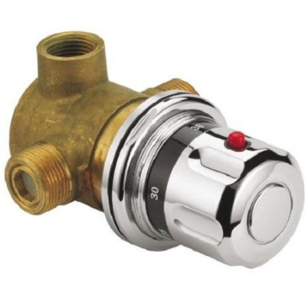 Miscelatore termostatico ad incasso cromo
