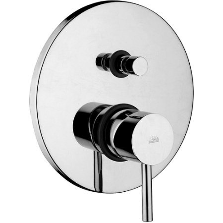 Einbau-Wannen-/Brausebatterie mit Umsteller Stick chrom