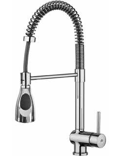 Sink mixer with round hand shower Stick chrome series