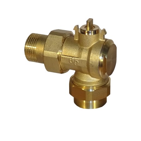De Pala Fast valvola a squadra d. 3/4" tipo tutto/niente attacchi femmina/bocchettone c/motore 3 fili 1 contatto ausiliario ap 12" 230vac