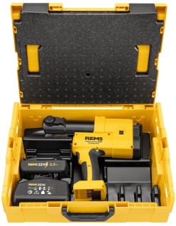 Rems Akku-Press 22V Connected Basic-Pack L-Boxx...