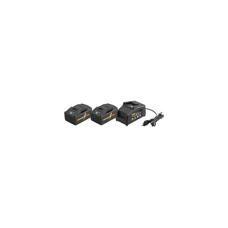 Rems Power-Pack 22V Pinzatrice, 5,0Ah 2 batterie + caricabatterie 230 V, 90 W