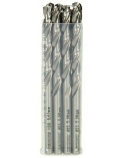 Hikoki 10 punte hss x metallo codolo cilindrico d.4,50mm