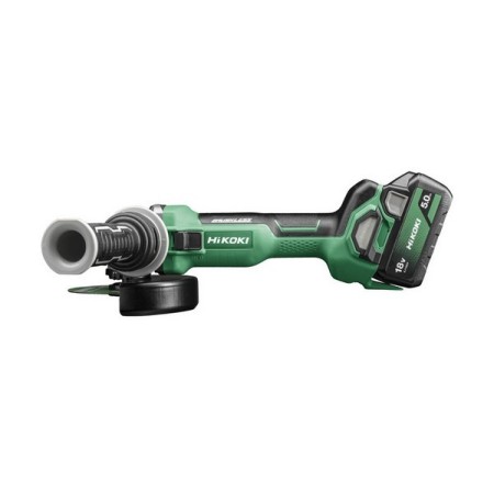 Hikoki angle grinder 18v, 125mm, 2x5.0ah