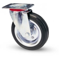 AVO 80 RUEDA GIRATORIA GOMA D. 125X37,5MM