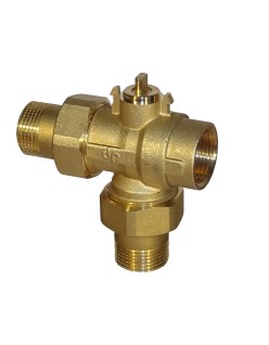 Fast 3-way valve "t" d. 1" type all/nothing female...