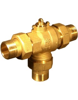 De Pala Corpo valvola sfera 3 vie d. 1/2" tipo deviatrice...