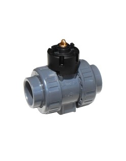 De Pala Valvola a 2 vie in pvc filetto d. 3/4" femmina...
