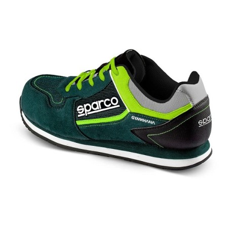 SPARCO SCARPA GYMKHANA SEB S1P VERT FONCÉ/CITRON VERT EU42