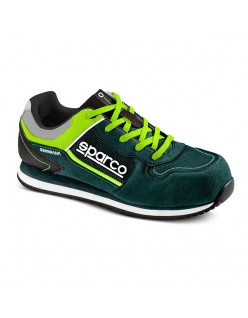 SPARCO SCARPA GYMKHANA SEB S1P VERT FONCÉ/CITRON VERT EU42