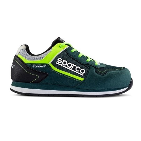 SPARCO SCARPA GYMKHANA SEB S1P VERT FONCÉ/CITRON VERT EU42