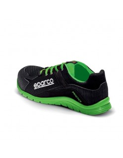SPARCO PRACTICE KEKE S1P NOIR/VERT FLUO CHAUSSURE EU40 2