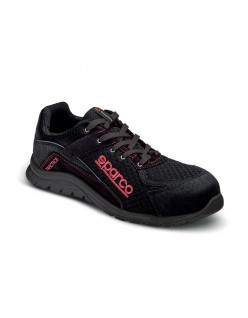 SPARCO PRACTICE NIGEL S1P SHOE BLACK/BLACK EU44