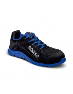 SPARCO PRACTICE NELSON S1P CHAUSSURE NOIR/BLEU CLAIR EU44