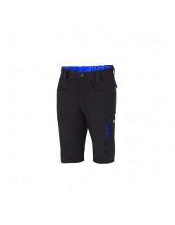 SPARCO LIGHT SHORTS TECH LAREDO BLACK/LIGHT BLUE SIZE. M