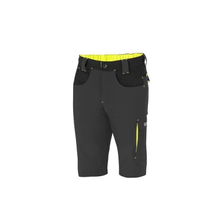 SPARCO LIGHT SHORTS TECH LAREDO DARK GREY/FLUORESCENT YELLOW SIZE. L