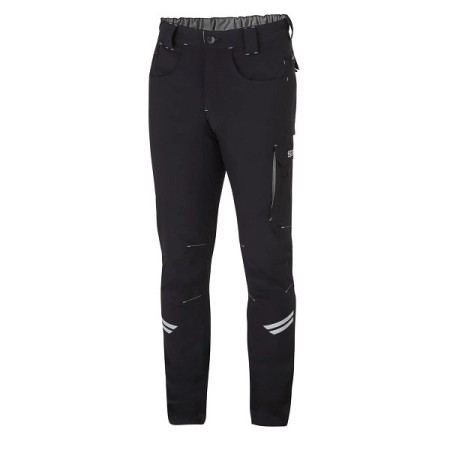 SPARCO KANSAS LIGHT TECH TROUSERS BLACK/DARK GREY SIZE. M