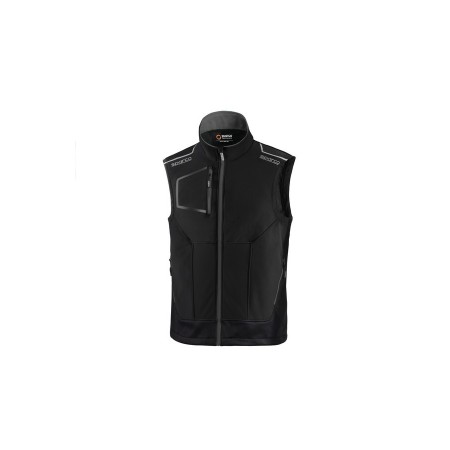 SPARCO ILLINOIS TECH WESTE SCHWARZ/DUNKELGRAU GRÖSSE. S