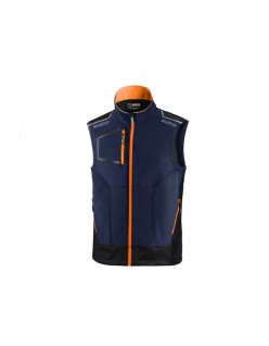 SPARCO ILLINOIS TECH WESTE MARINEBLAU/FLUORESZIEREND...