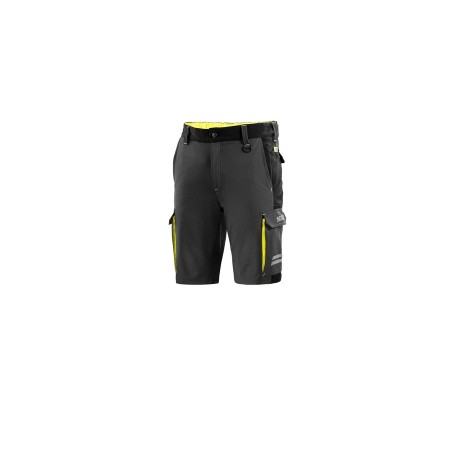 SPARCO SHORTS TECH ATLANTA DARK GREY/FLUORESCENT YELLOW SIZE. L