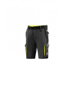 SPARCO SHORTS TECH ATLANTA DUNKELGRAU/FLUORESZIEREND GELB...