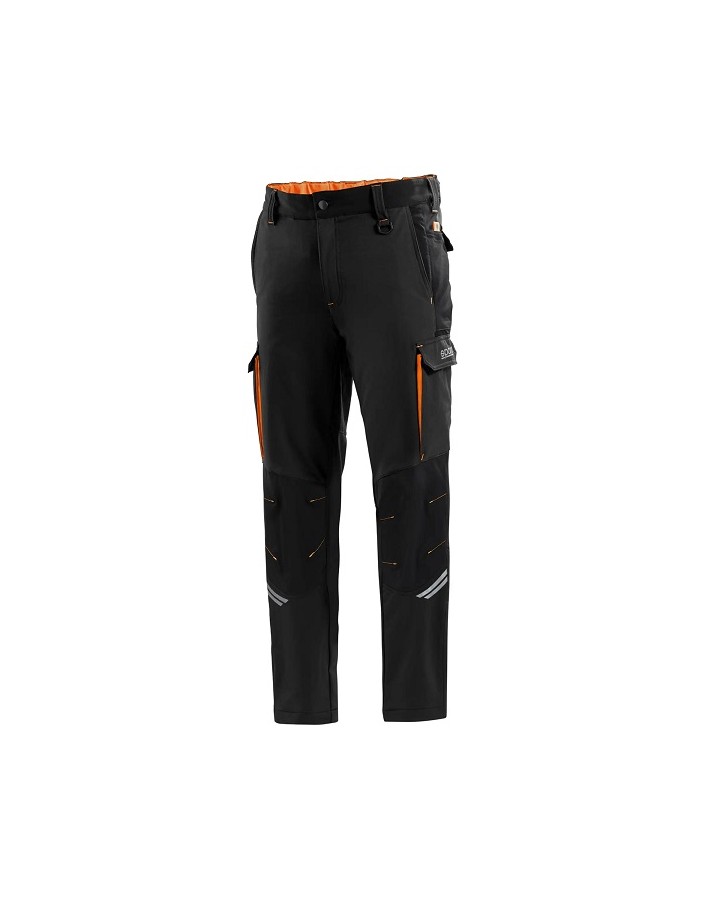 SPARCO TECH TROUSERS OREGON BLACK/FLUORESCENT...
