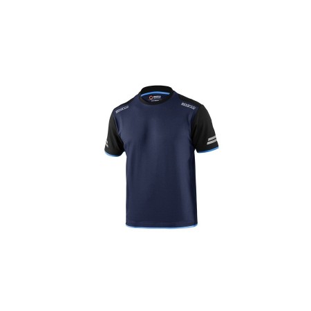 SPARCO T-SHIRT TECH TUCSON MARINEBLAU/HELLBLAU GRÖSSE. S