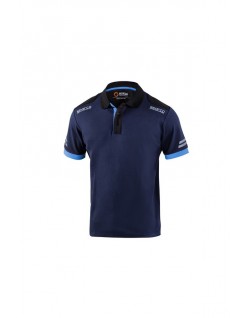 SPARCO POLO TECH TOLEDO NAVY BLUE/LIGHT BLUE TG. XXL