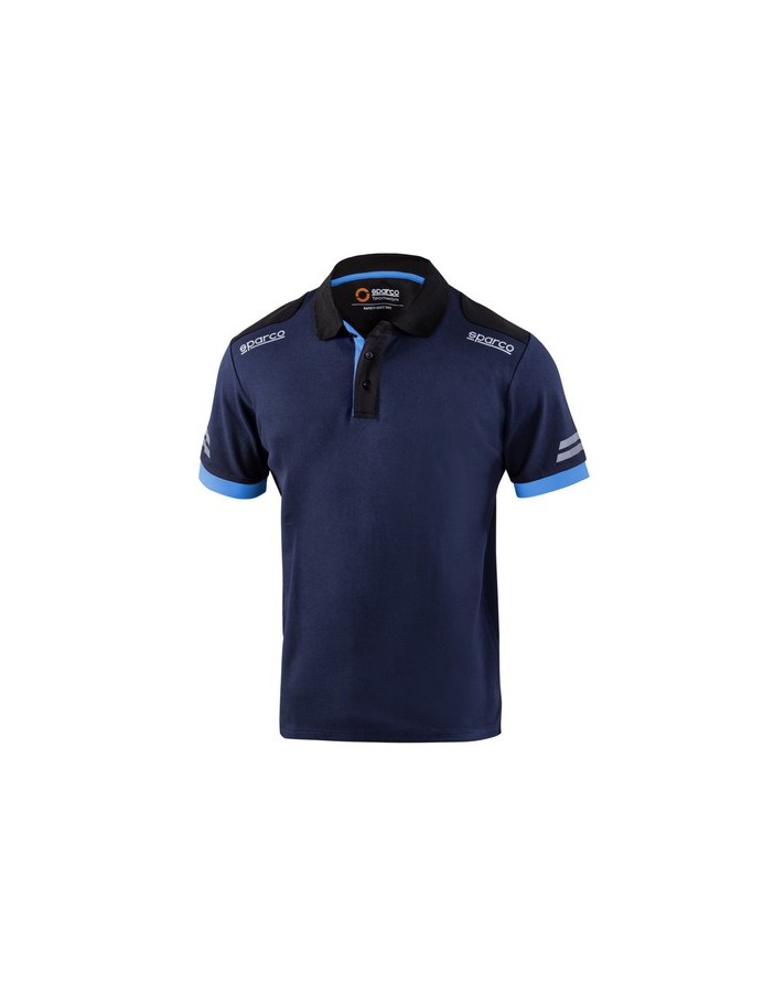 SPARCO POLO TECH TOLEDO BLU MARINE/AZZURRO TG.XS