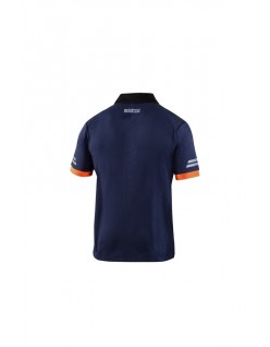 SPARCO POLO TECH TOLEDO BLU MARINE/ARANCIO FLUORESCENTE... 2