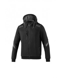 SPARCO CAPUCHE FULL ZIP COLORADO NOIR/GRIS FONCÉ TAILLE. S