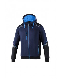 SPARCO CAPUCHE FULL ZIP COLORADO BLEU MARINE/BLEU CLAIR...