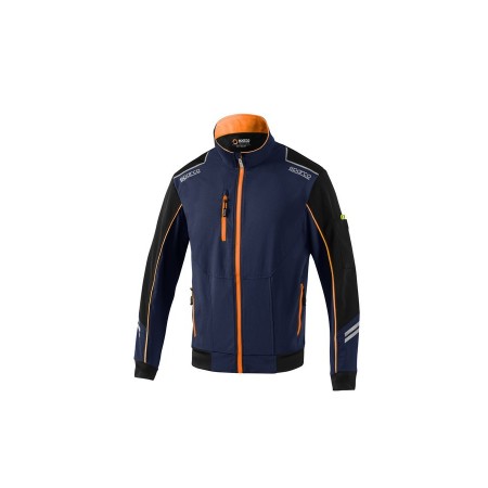 SPARCO LIGHT-SHELL TECH BLU AUSTIN MARINE/ARANCIO FLUORESCENTE TG.XL