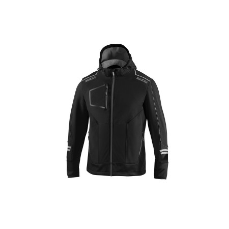 SPARCO SOFT-SHELL TECH YORK BLACK/DARK GREY SIZE. XS