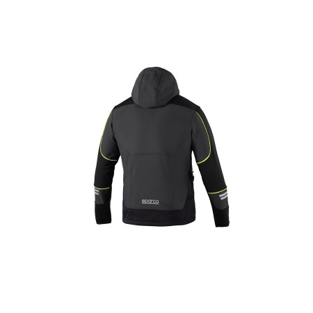 SPARCO SOFT-SHELL TECH YORK GRIGIO SCURO/GIALLO FLUORESCENTE TG.XXL