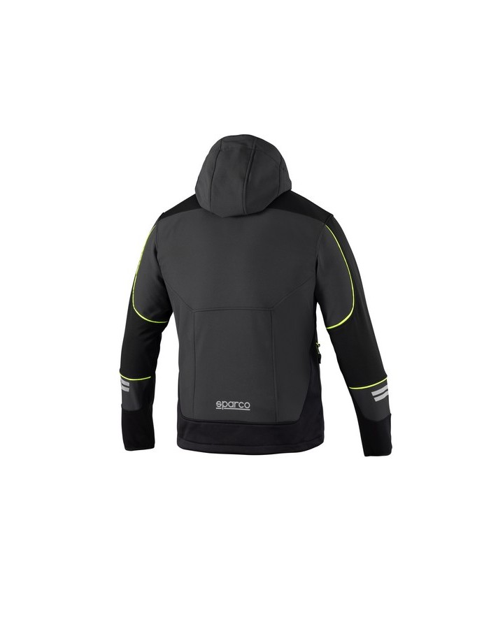 SPARCO SOFT-SHELL TECH YORK GRIGIO SCURO/GIALLO...