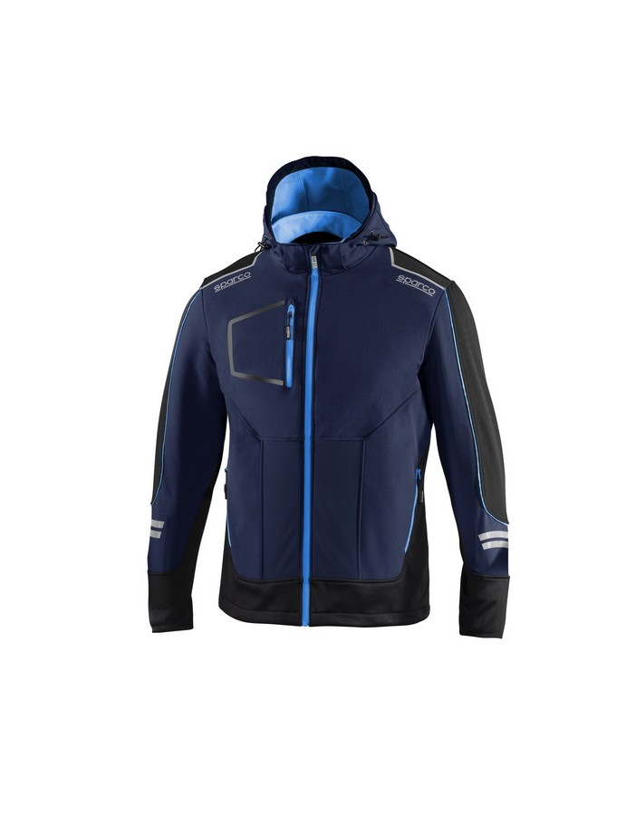 SPARCO SOFT-SHELL TECH YORK NAVY BLUE/LIGHT...