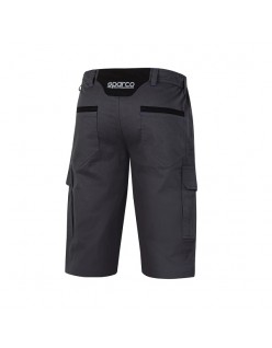SPARCO PANTALONI BERMUDA CARGO GRIGIO SCURO TG.M 2